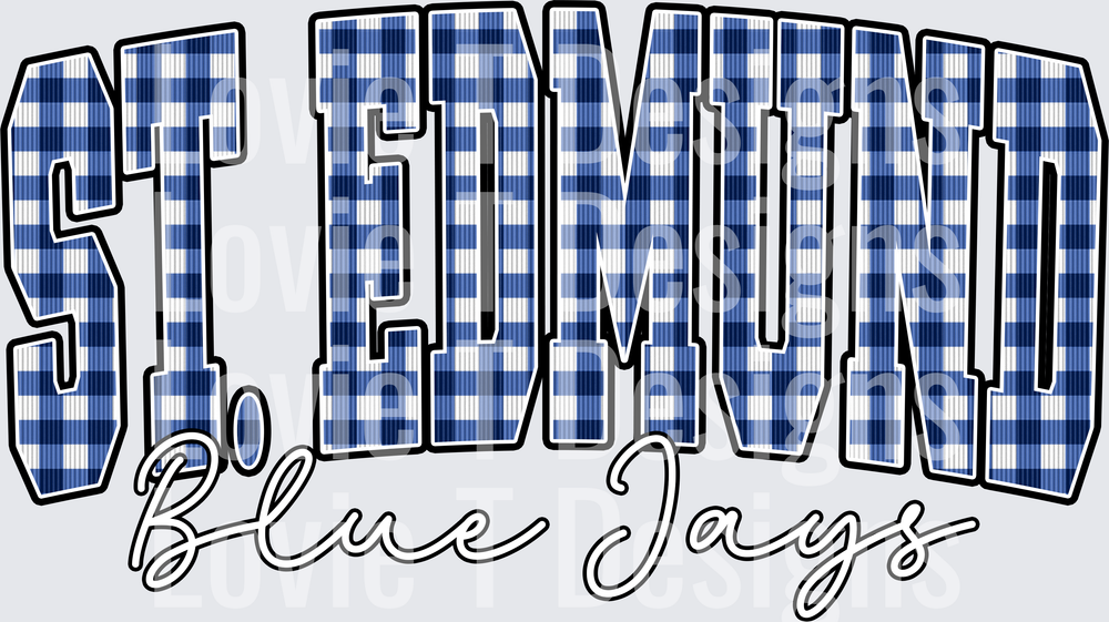 ST EDMUND ROYAL GINGHAM BLUE JAYS