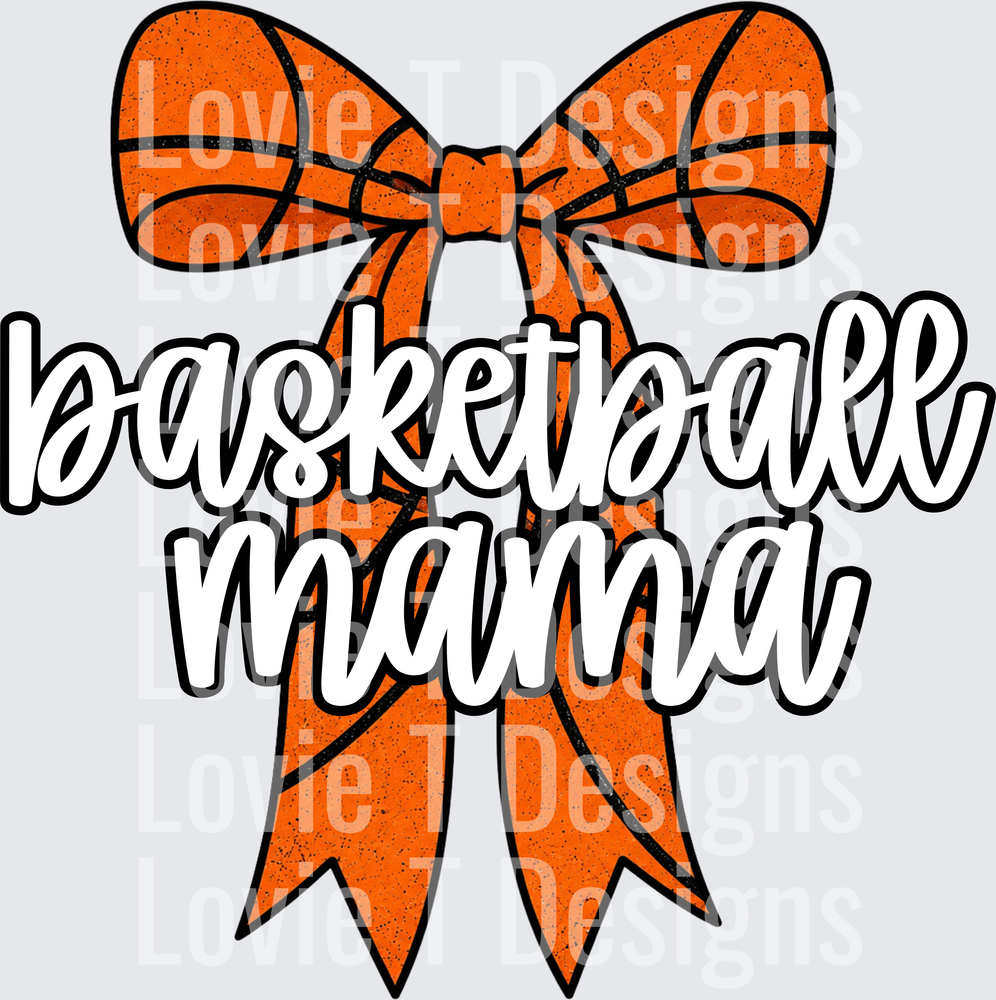 Basketball Mama DTF transfer design