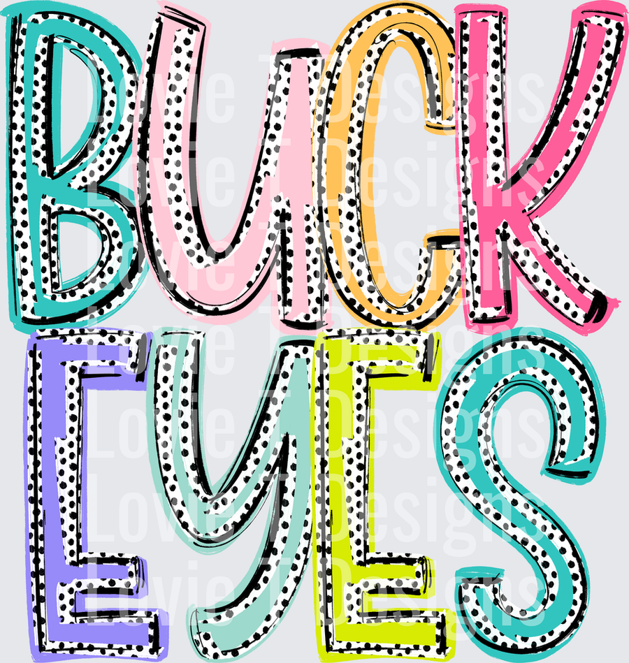 BUCK-EYES DIXIE DOT MASCOTS