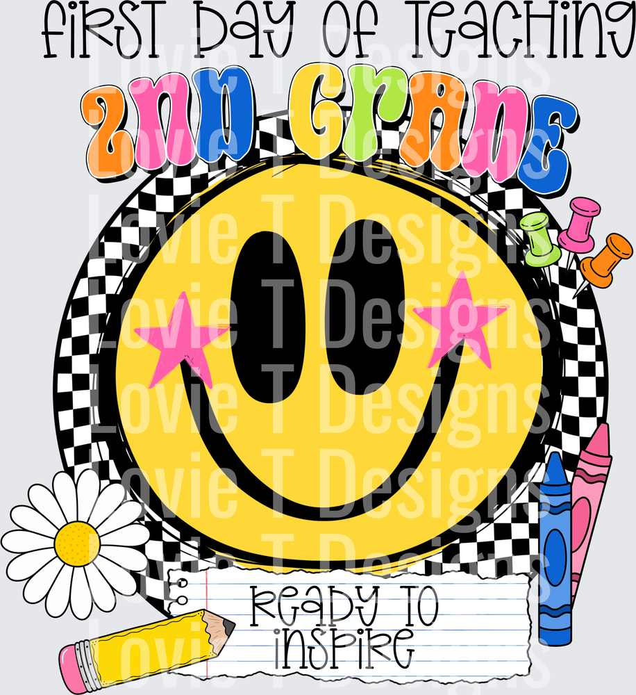 First Day of Teaching 2nd Grade Ready to Inspire Smiley