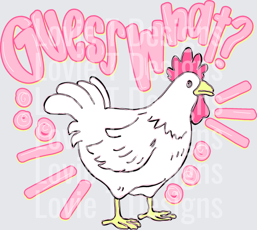 GUESS WHAT PINK FRONT