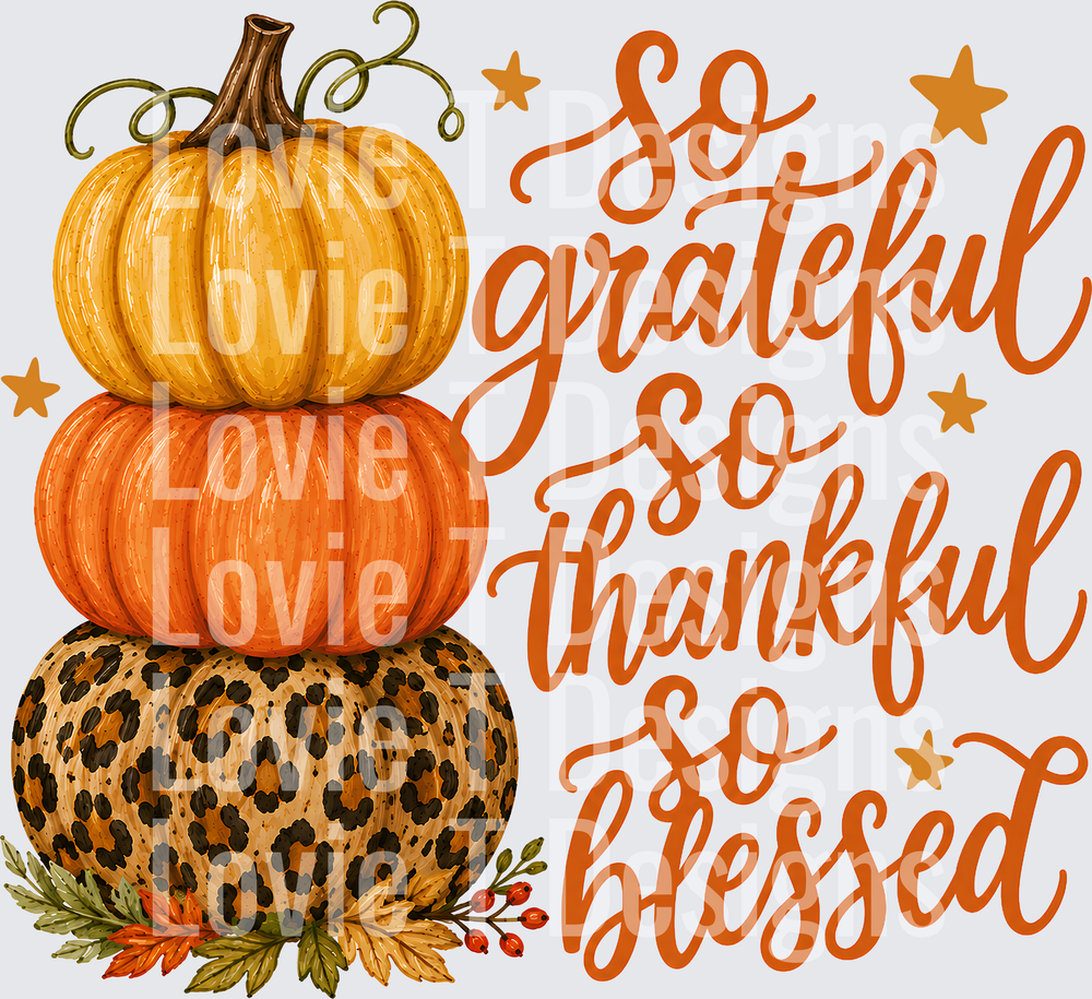 SO GRATEFUL SO THANKFUL SO BLESSED