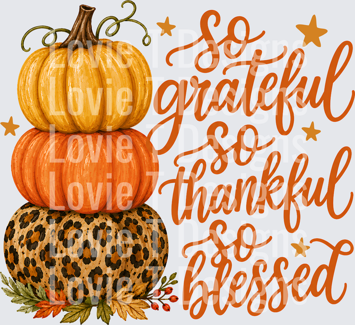 SO GRATEFUL SO THANKFUL SO BLESSED