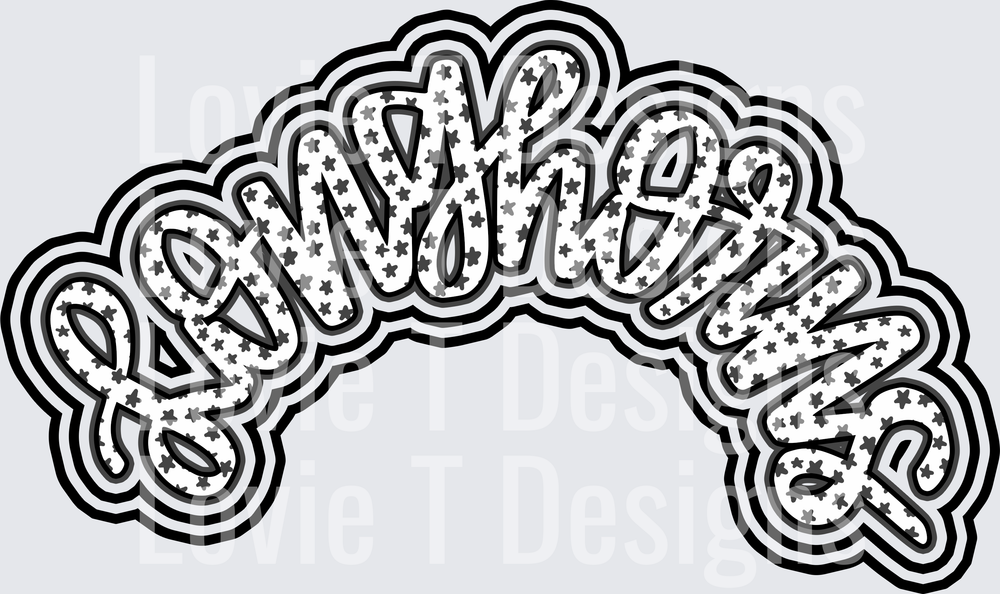 LONGHORNS BLACK POCKET mascot DTF transfer design