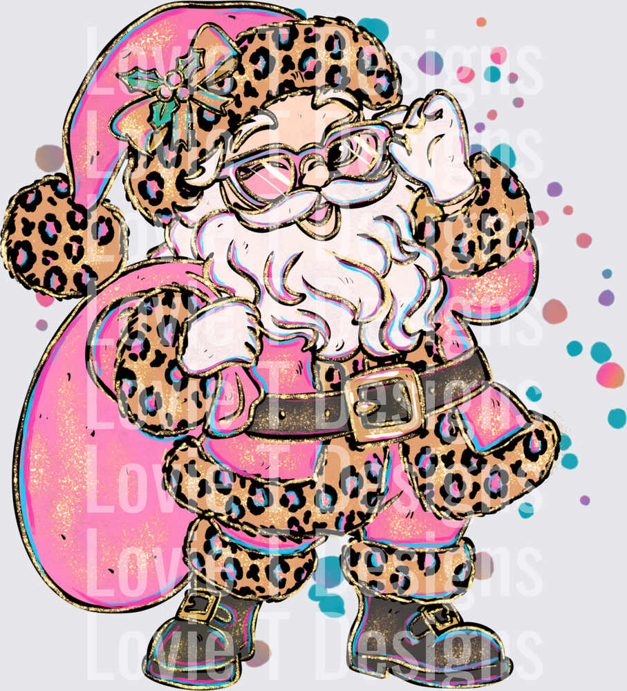 Dear Santa I'd Like a Sugar Daddy No Words Christmas DTF transfer design