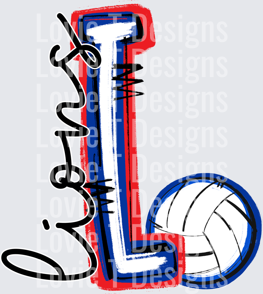 LIONS SPIRIT STACK VOLLEYBALL - JAYME D CUSTOM