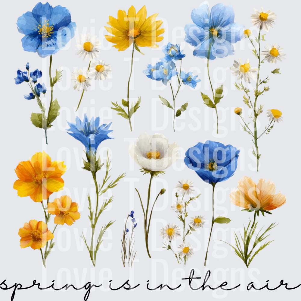 Spring Flower Collage