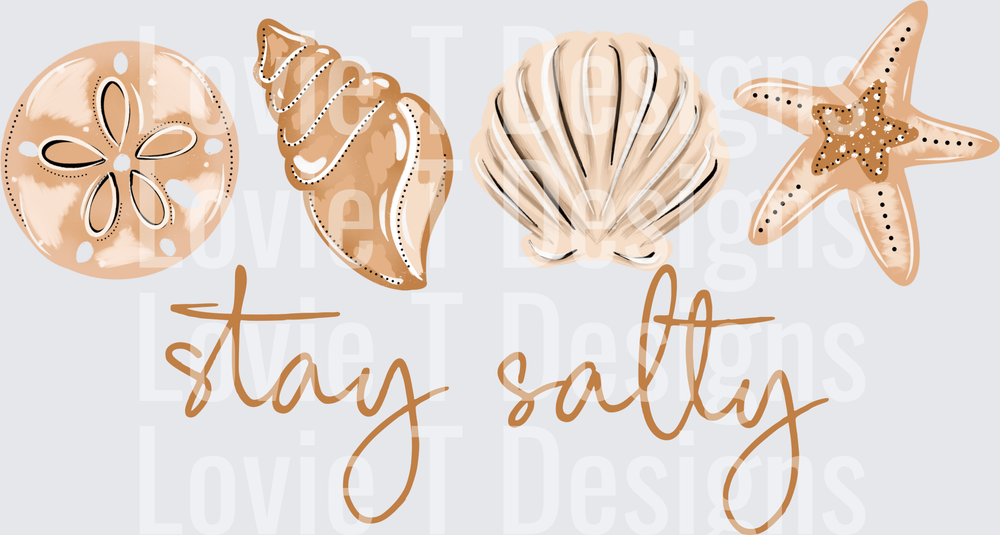 tan stay salty shells