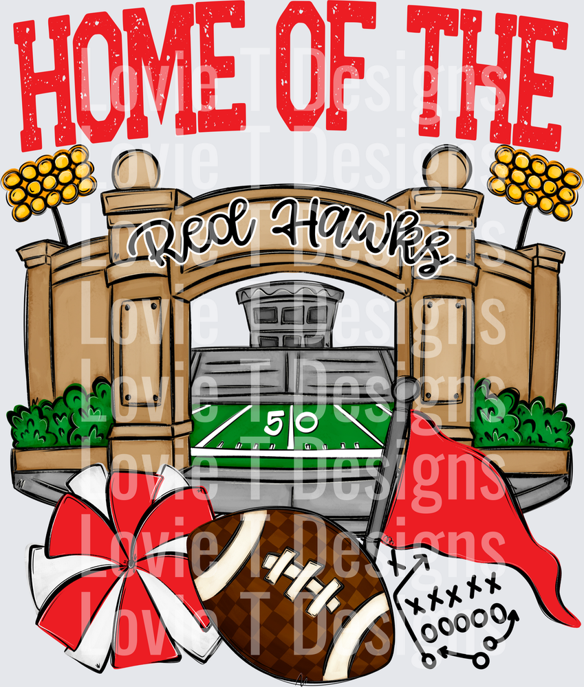 HOME OF THE REDHAWKS STADIUM