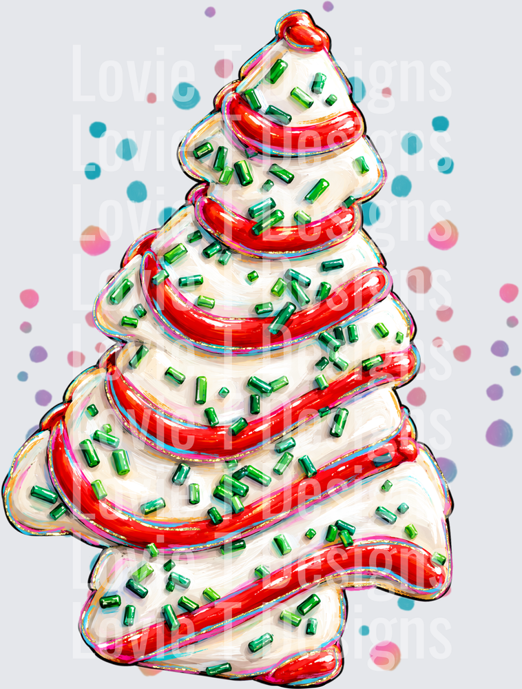 Oh Christmas Tree Without Words DTF transfer design