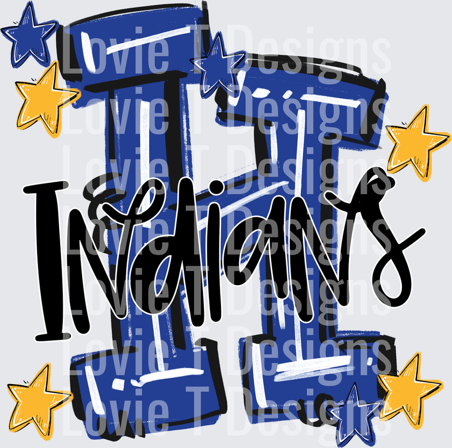 HYPESQUAD H INDIANS ROYAL AND YELLOW