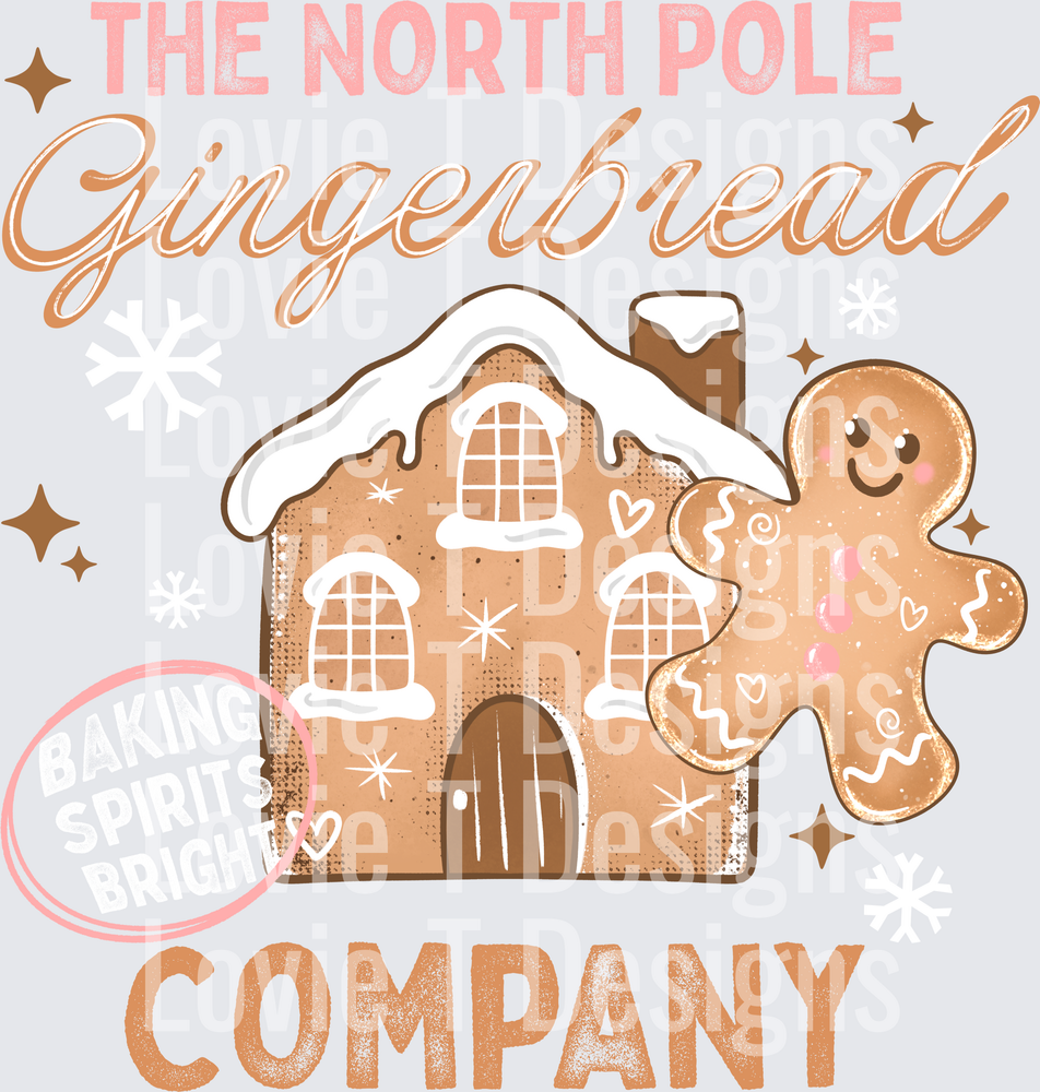 North pole gingerbread