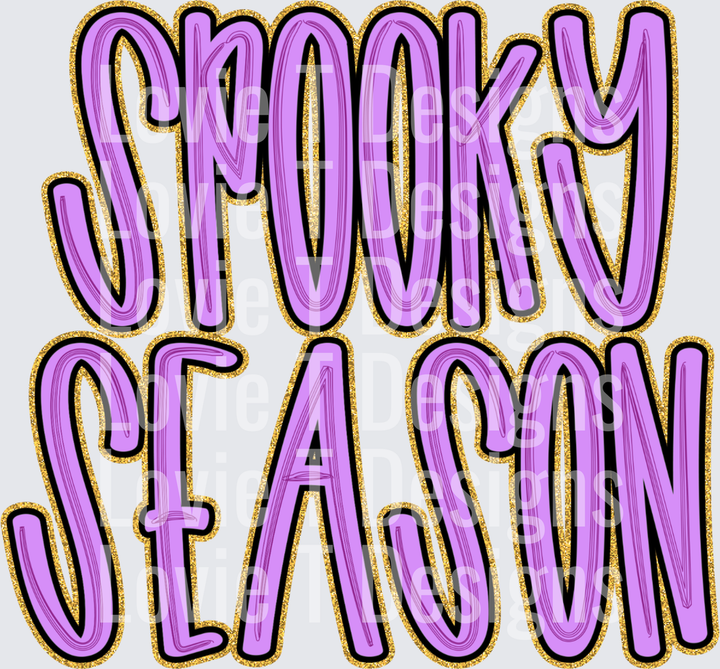 Spooky Season Halloween DTF transfer design