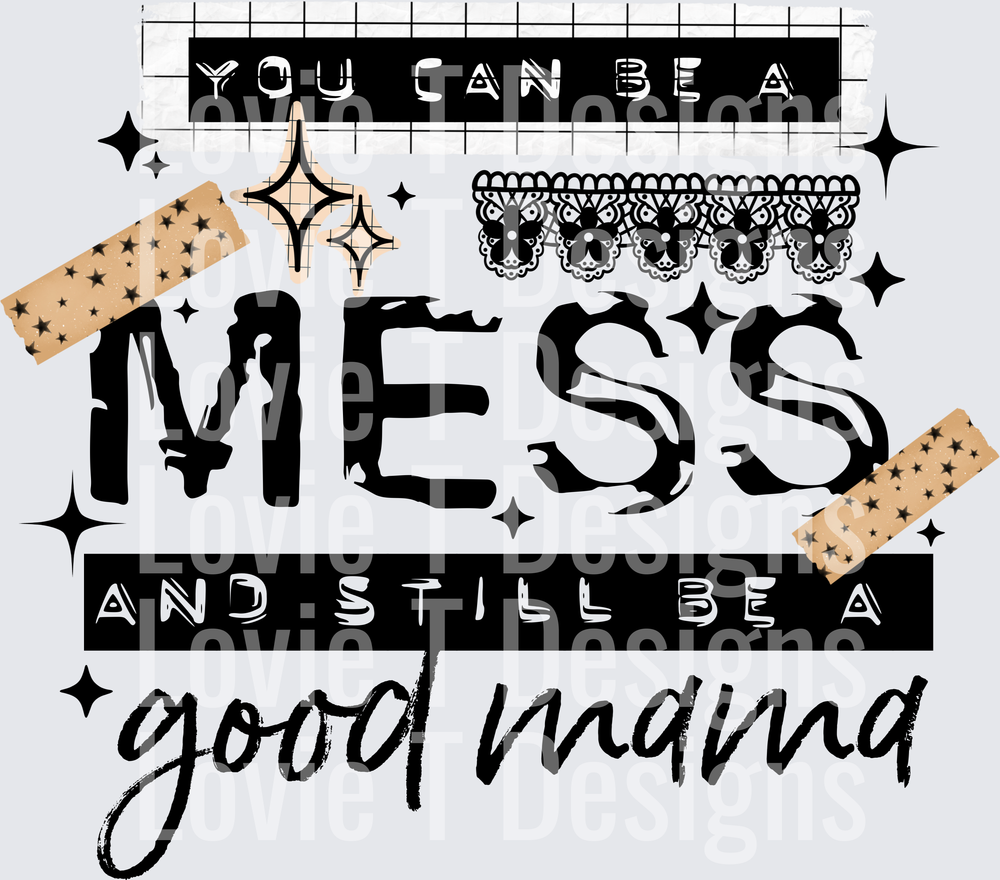 hot mess good mama black