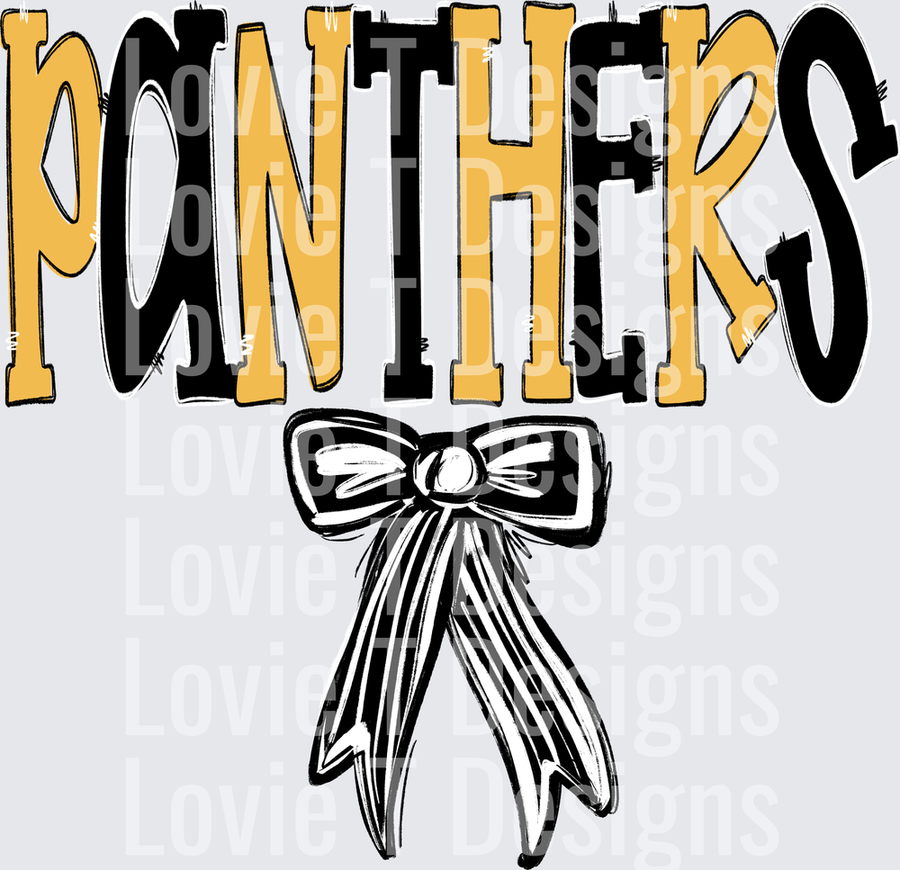 SPIRIT STACK BOW PANTHERS BLACK AND YELLOW
