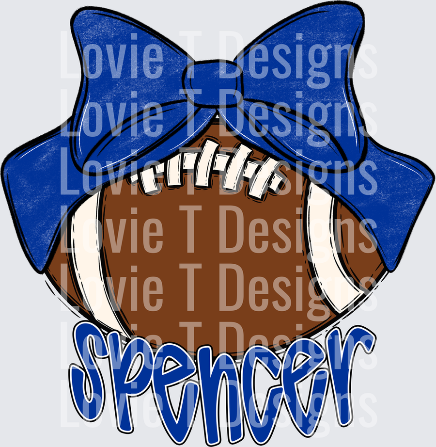 SPENCER ROYAL FOOTBALL BOW