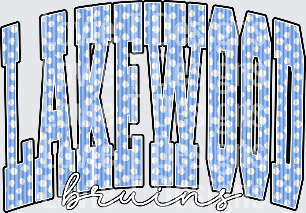 LAKEWOOD BRUINS COLUMBIA DOTS