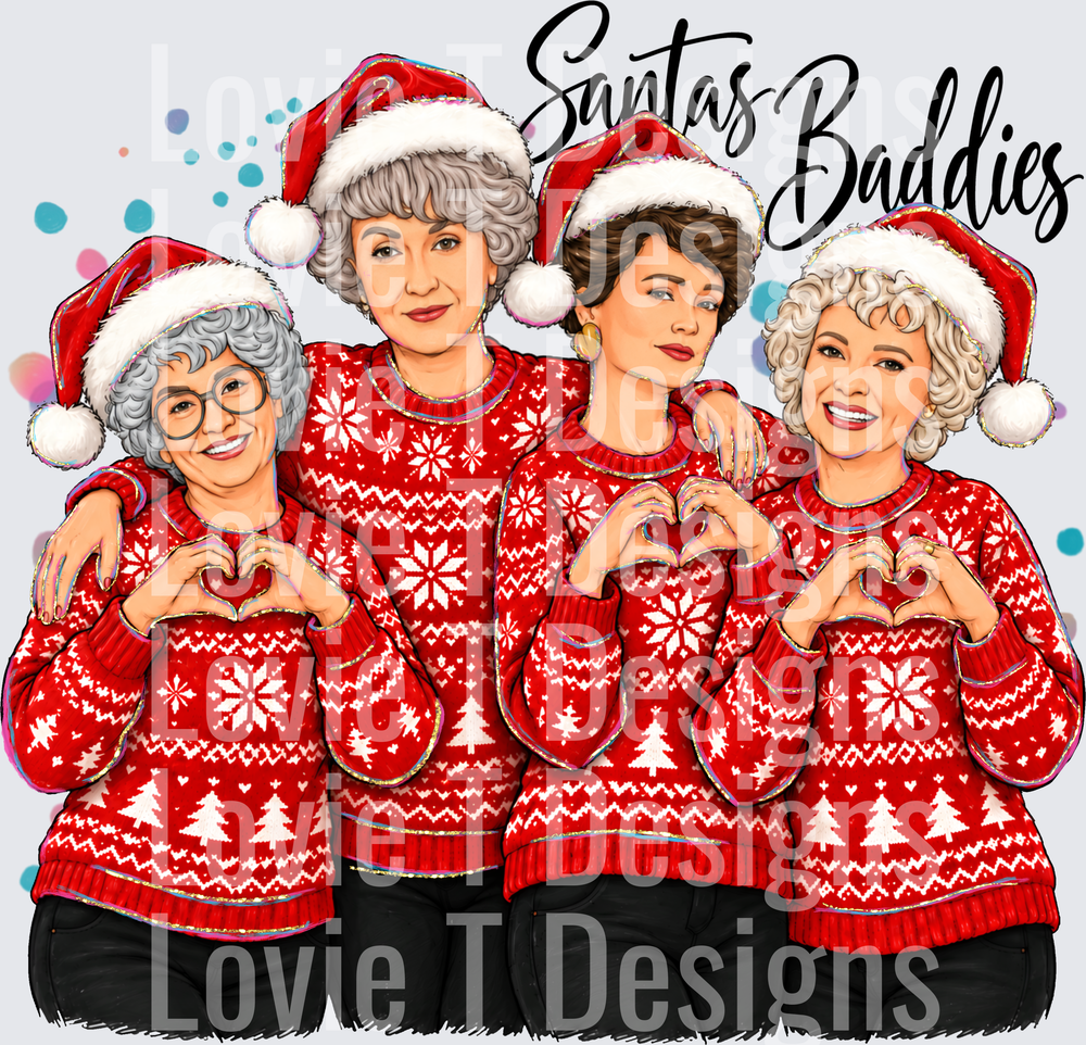 GOLDEN GIRLS SANTAS BADDIES