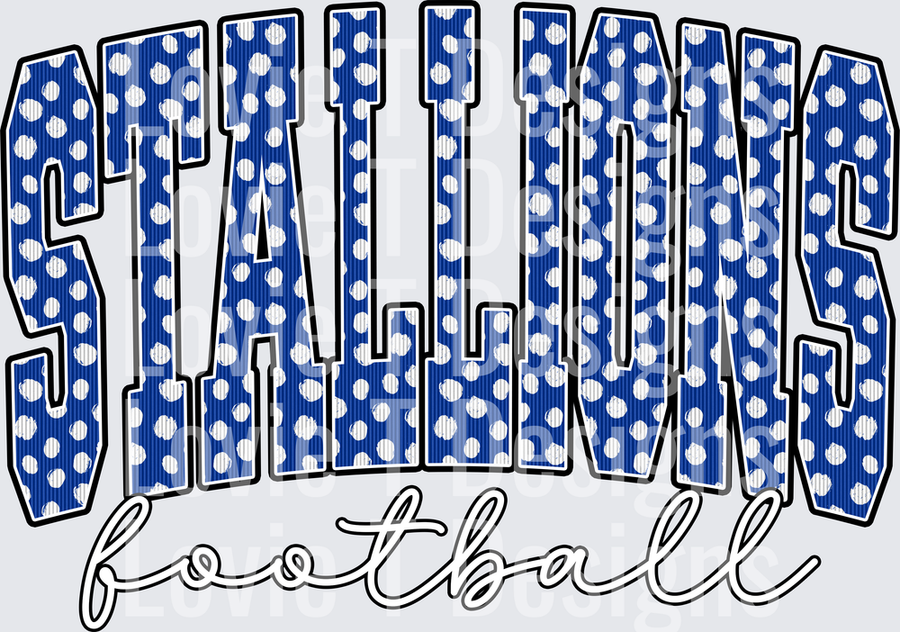 STALLIONS FOOTBALL ROYAL DOTS