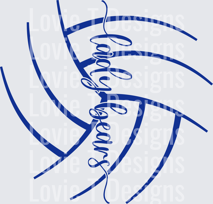 LADY BEARS SCRIPT VOLLEYBALL