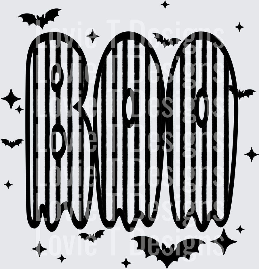 Boo_Stripe_Single_Color_Black
