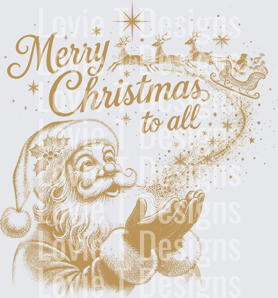 Santa Wishes OLD GOLD