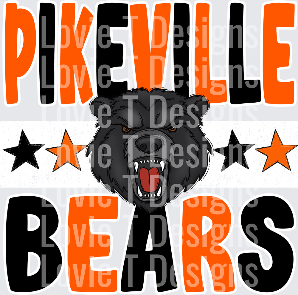 CUSTOM STAR STRIPE PIKEVILLE BEARS