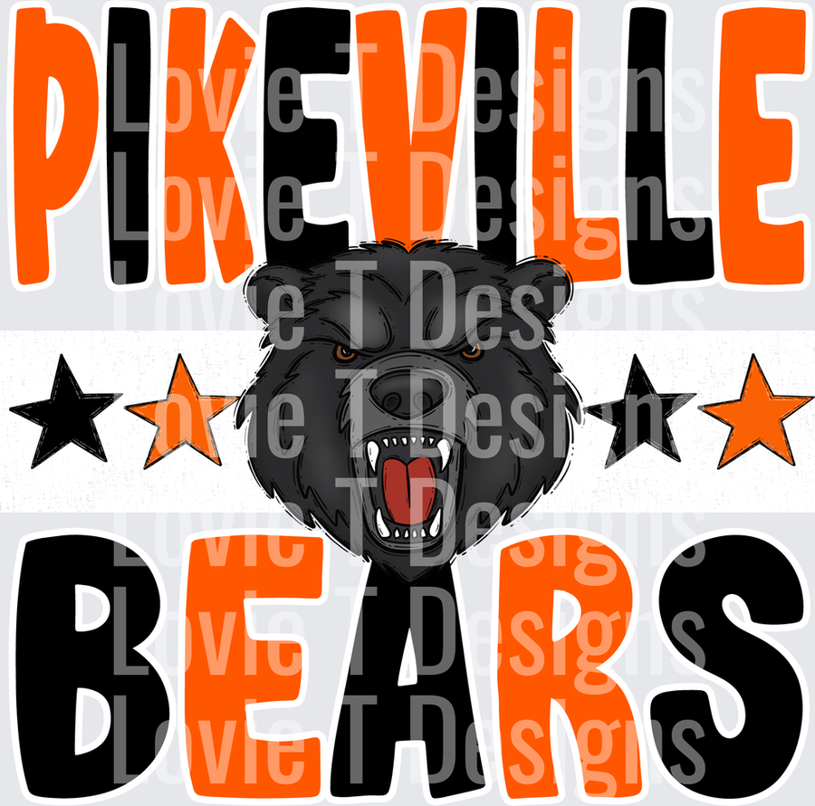 CUSTOM STAR STRIPE PIKEVILLE BEARS