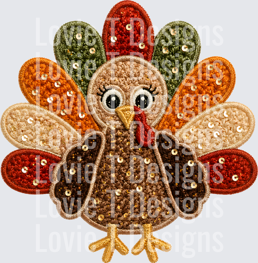TURKEY FAUX EMBROIDERY