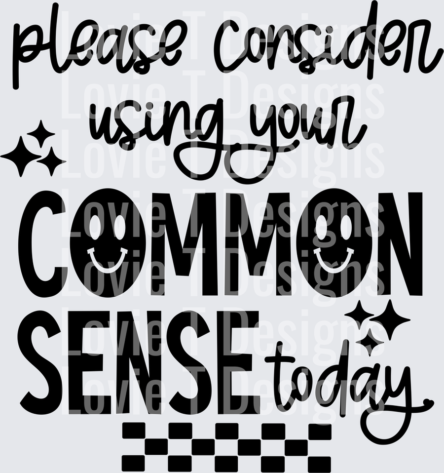 Common_Sense_Single_Color_Black