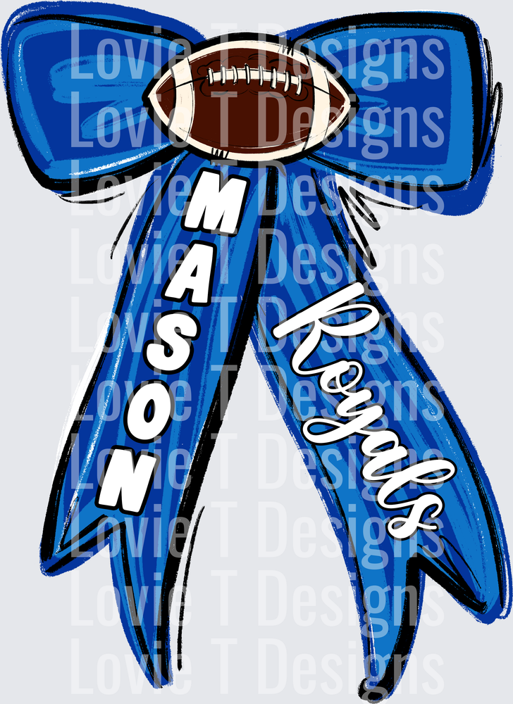 SPIRIT STACK LONG BOW ROYAL BLUE FOOTBALL MASON ROYALS
