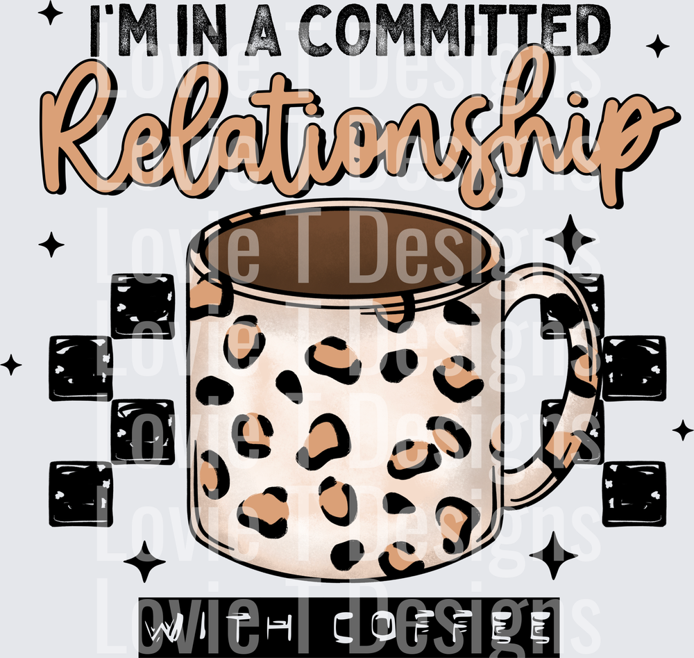 Committed relationship coffee black