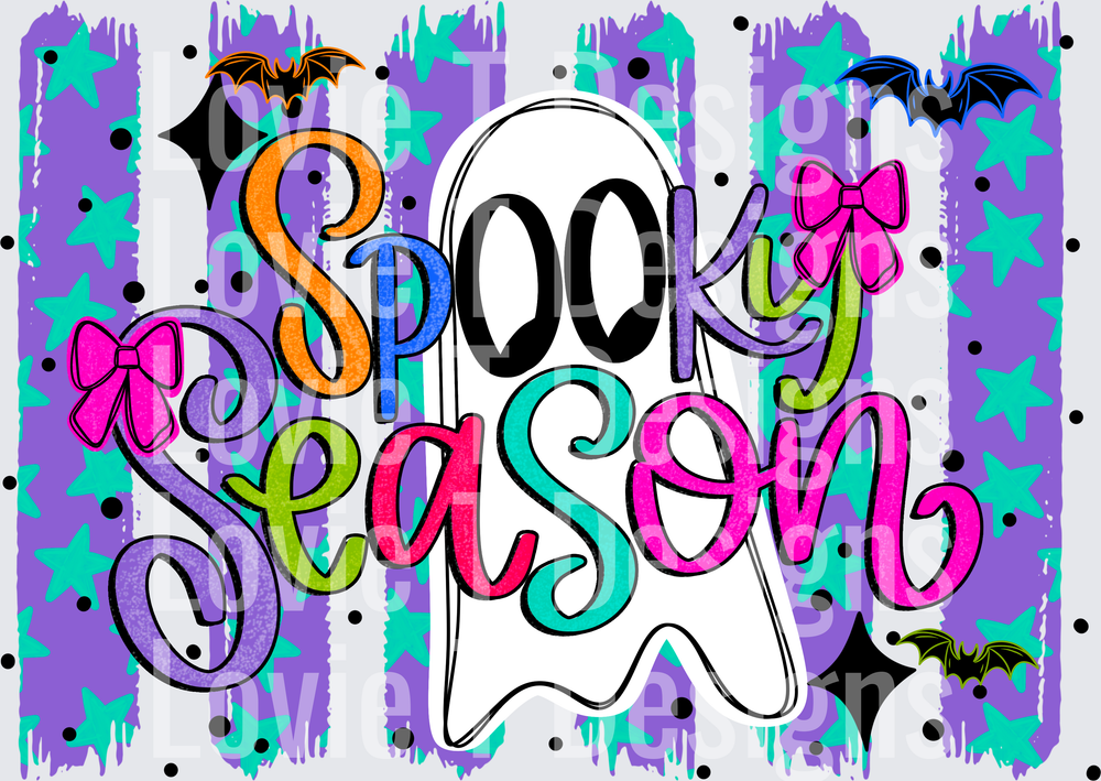 Spooky Season DTF transfer