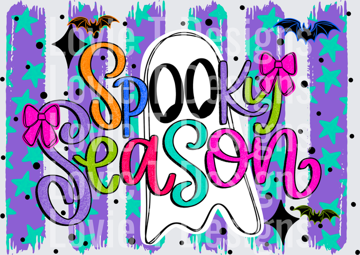 Spooky Season DTF transfer