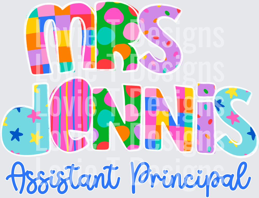 MRS DENNIS COLOR POP ASSISTANT PRINCIPAL