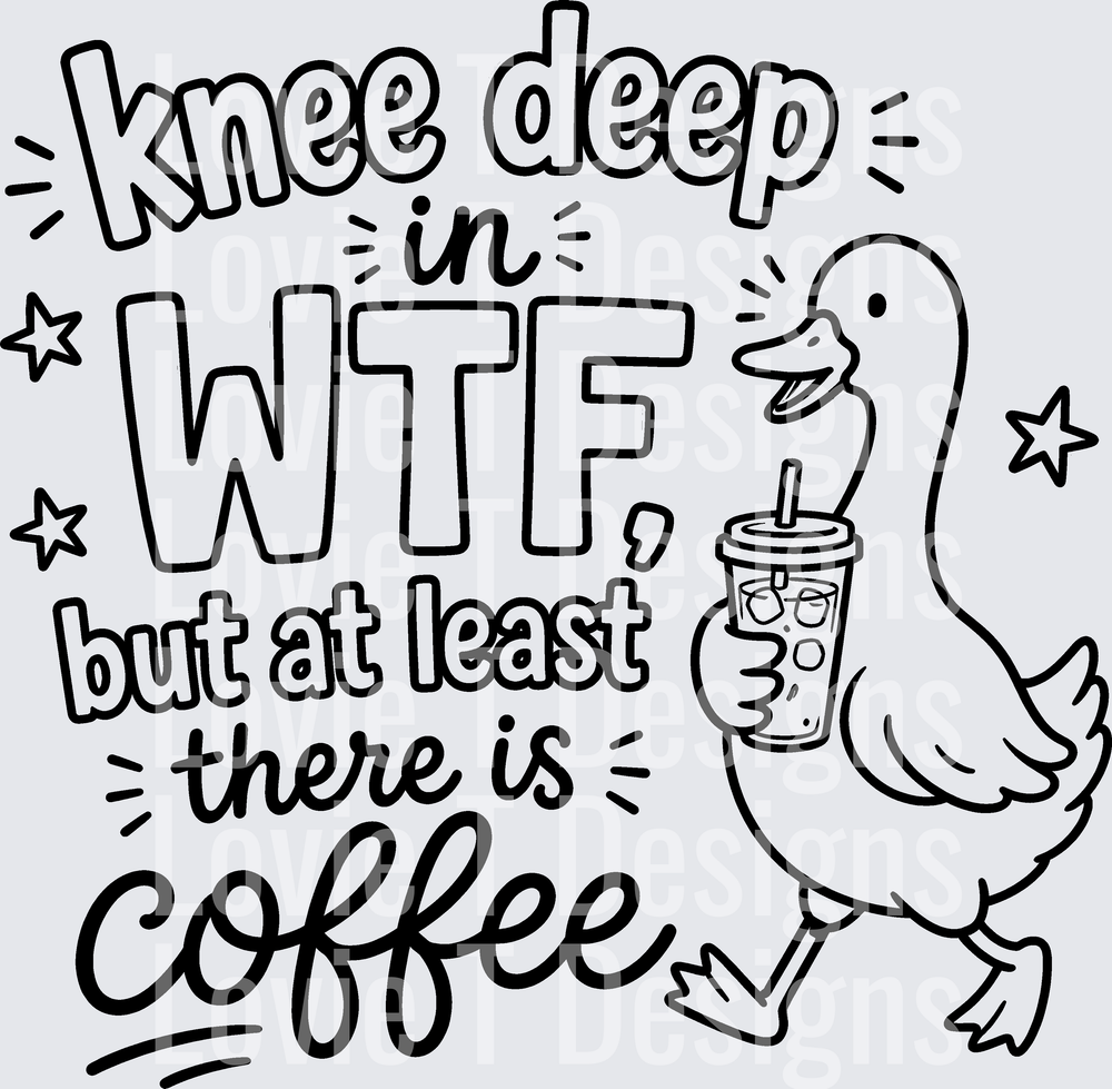 KNEE DEEP IN WTF black