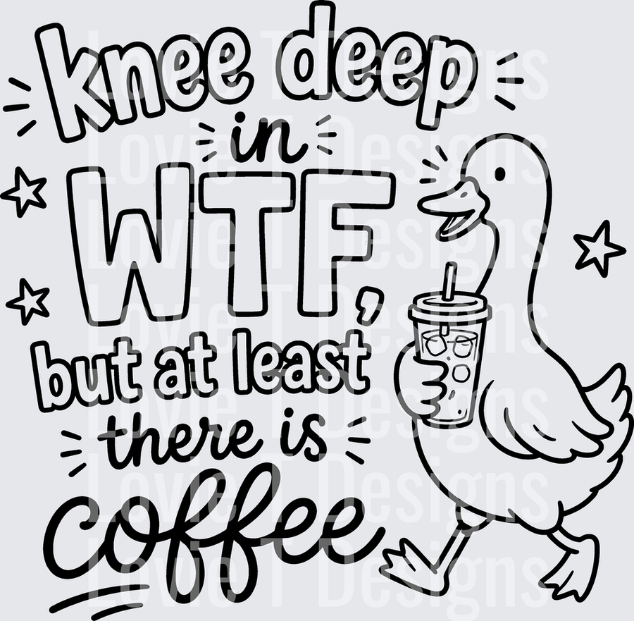 KNEE DEEP IN WTF black