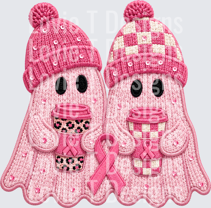 PINK CANCER GHOST