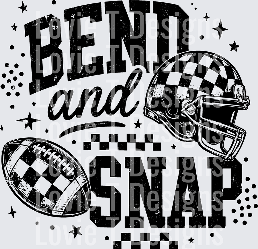 BEND AND SNAP DISTRESSED FOOTBALL