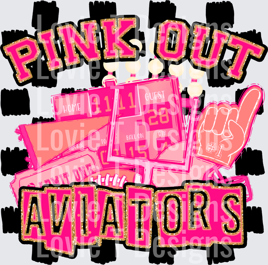 Pink Out Aviators