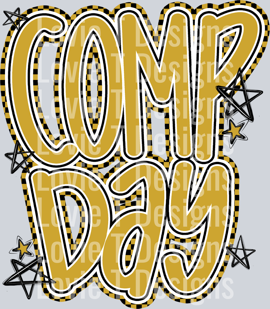 COMP DAY LETTERING VEGAS