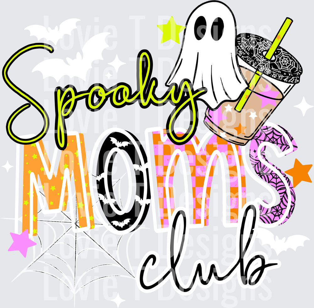 Spooky Moms Club white