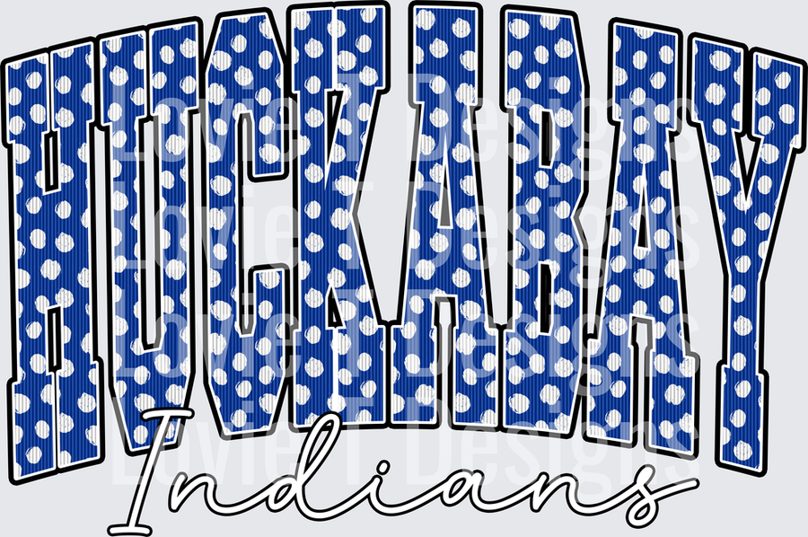 HUCKABAY INDIANS ROYAL DOTS