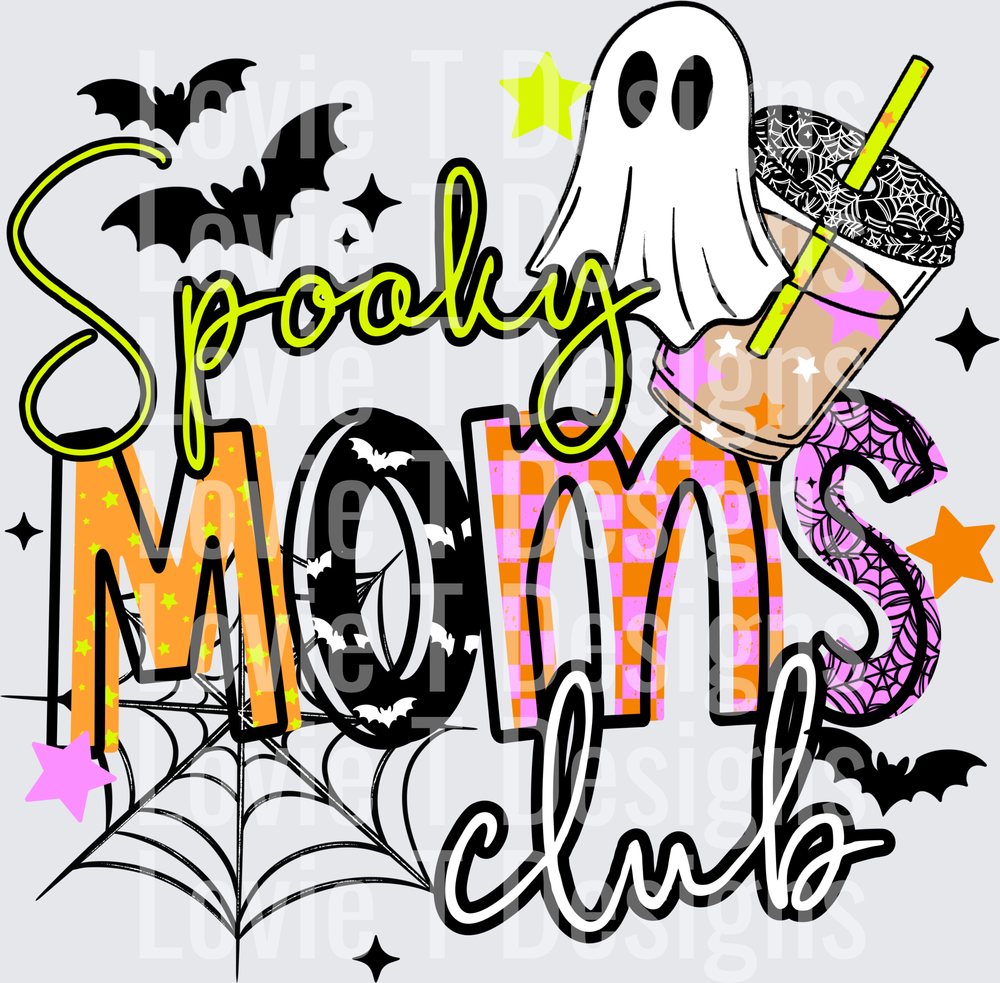 spooky moms club black