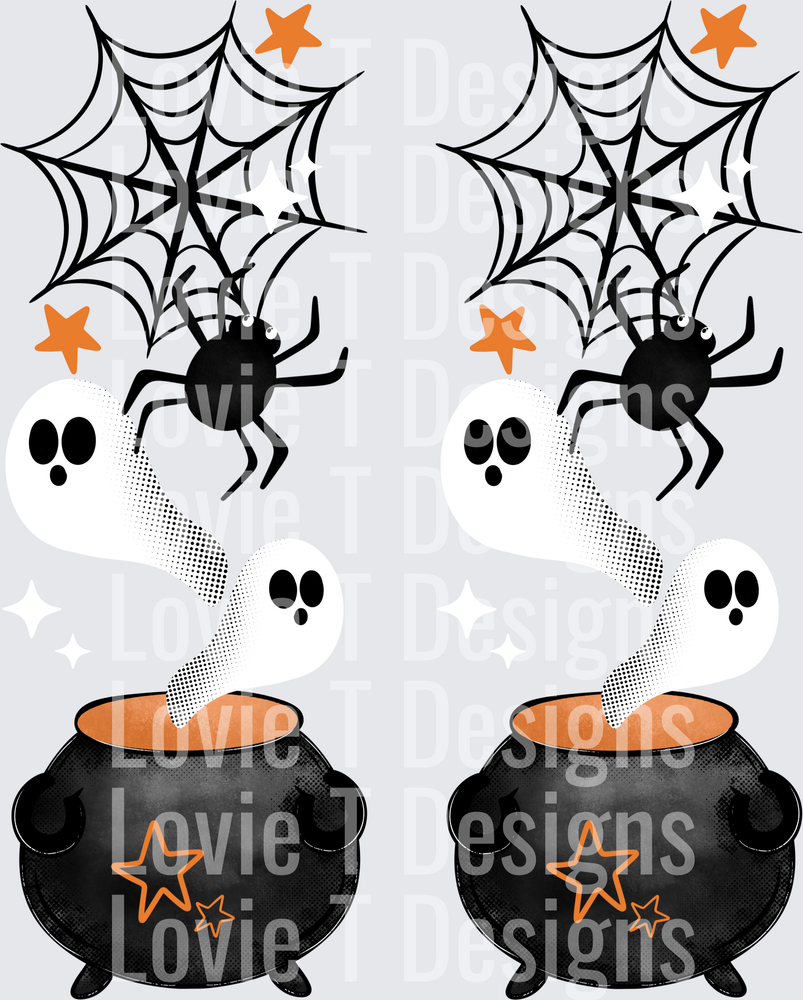 I Put A Spell On You Sleeve Halloween DTF transfer design