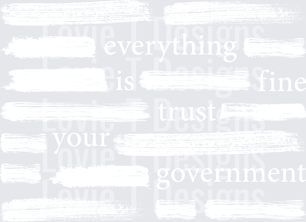 TRUST GOVERNMENT WHITE