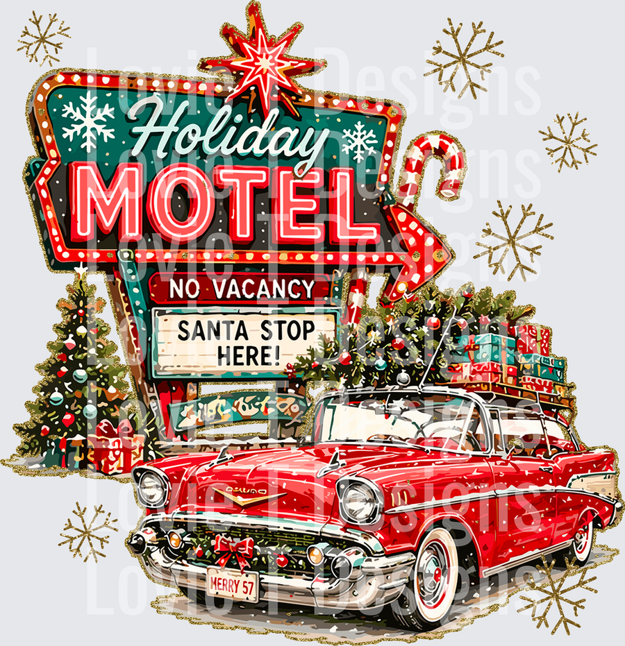 SANTA STOP HERE MERRY 57