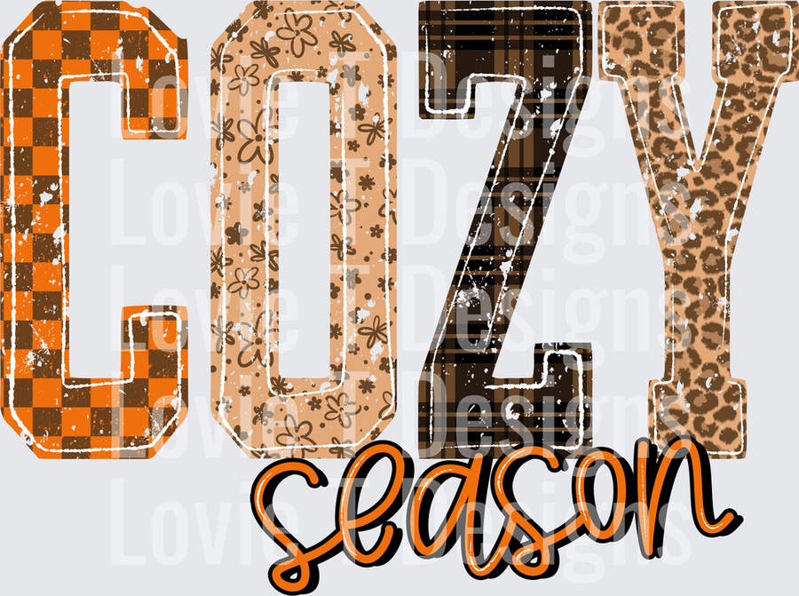 Leopard fall cozy season