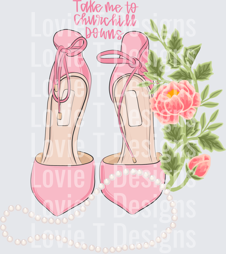 TAKE ME TO CHURCHILL PINK HEELS