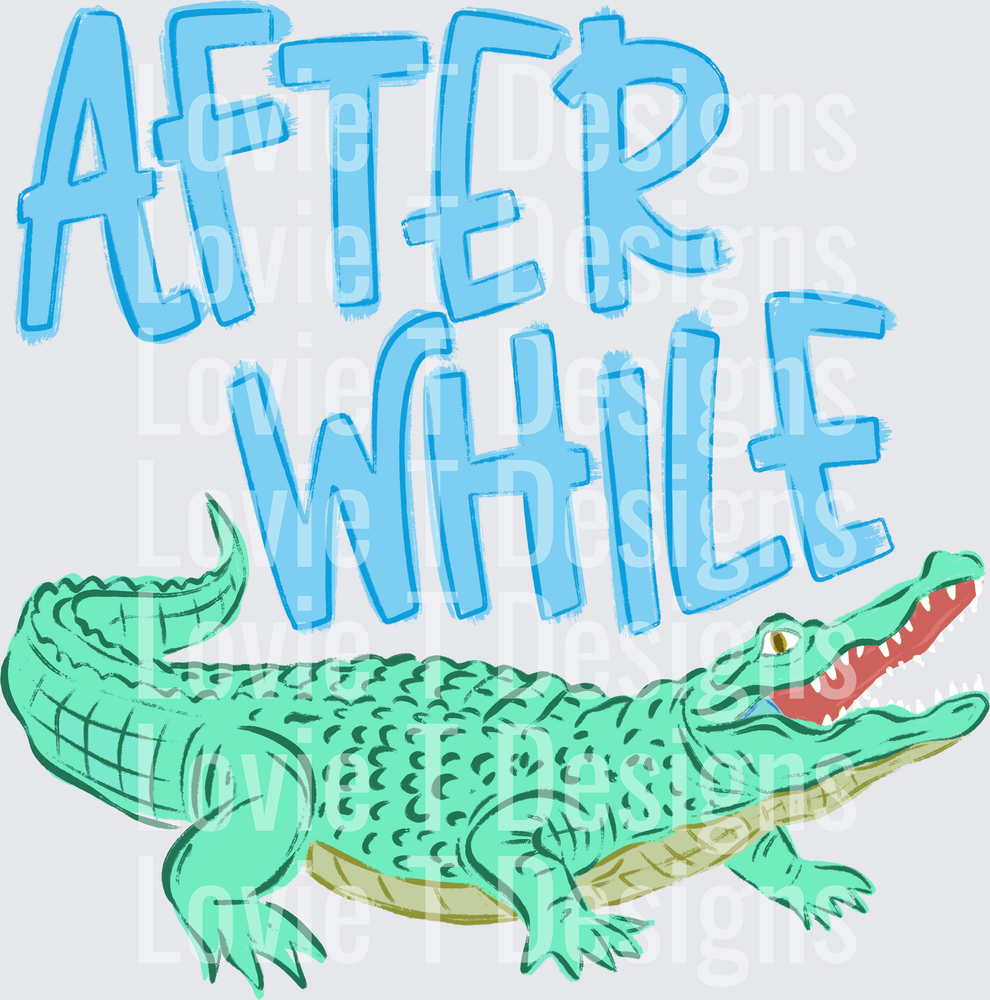 After While Boy DTF transfer design